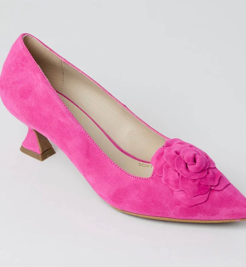 Marian pink suede shoes