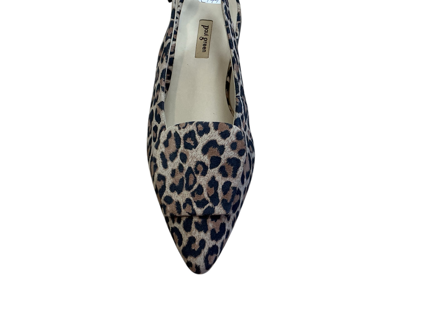 Paul Green suede animal print slingback ballerina - Melissakshoes