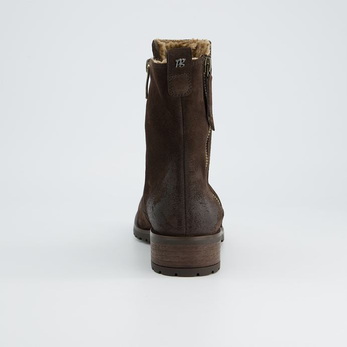 Paul Green brown suede ankle boots