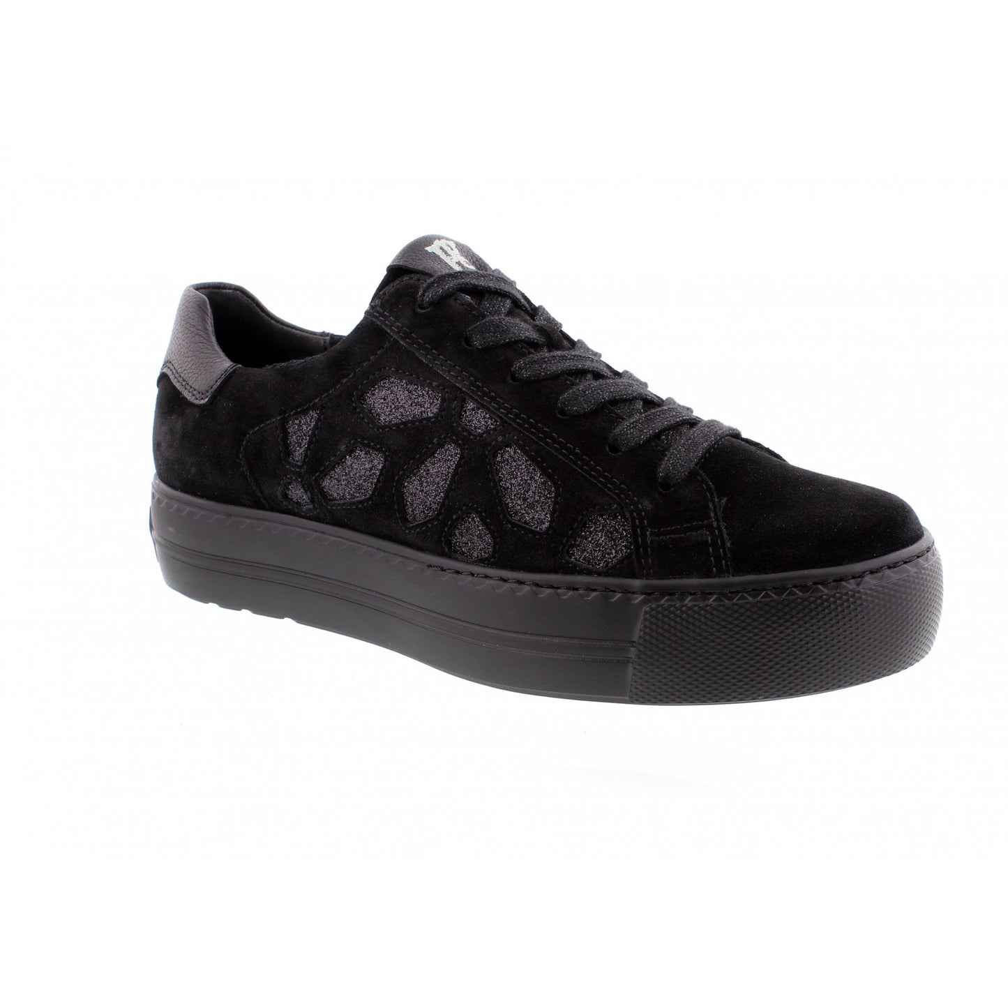 Paul Green black suede sneakers