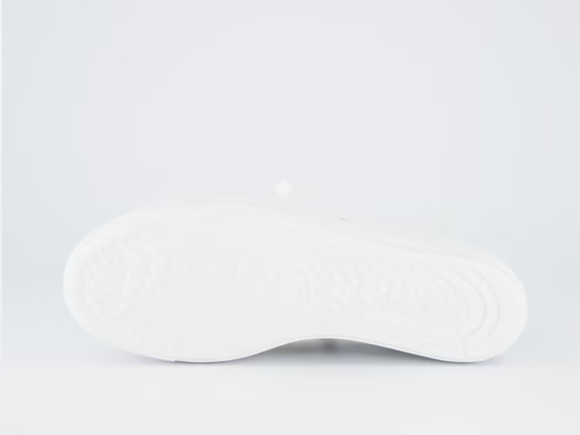 Paul Green white leather platform sneaker with leopard print