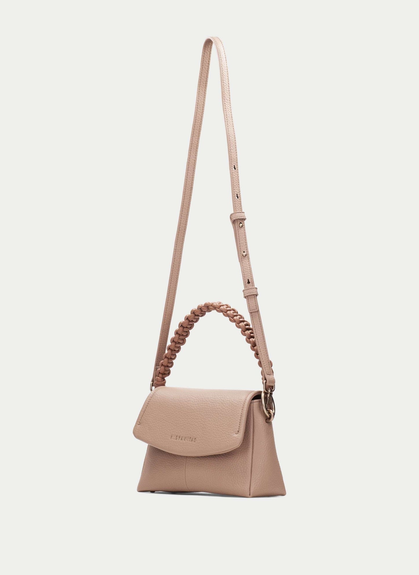 Hispanitas almond leather shoulder bag
