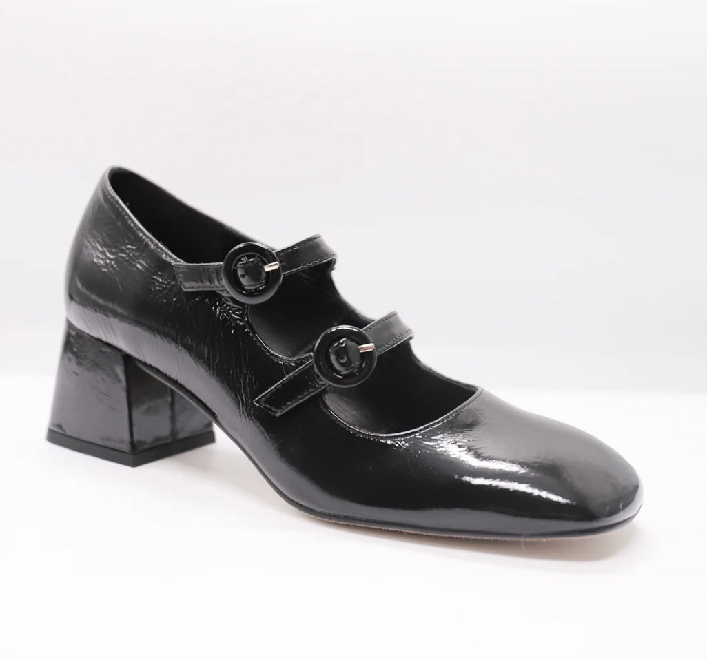 Marian black patent leather shoe