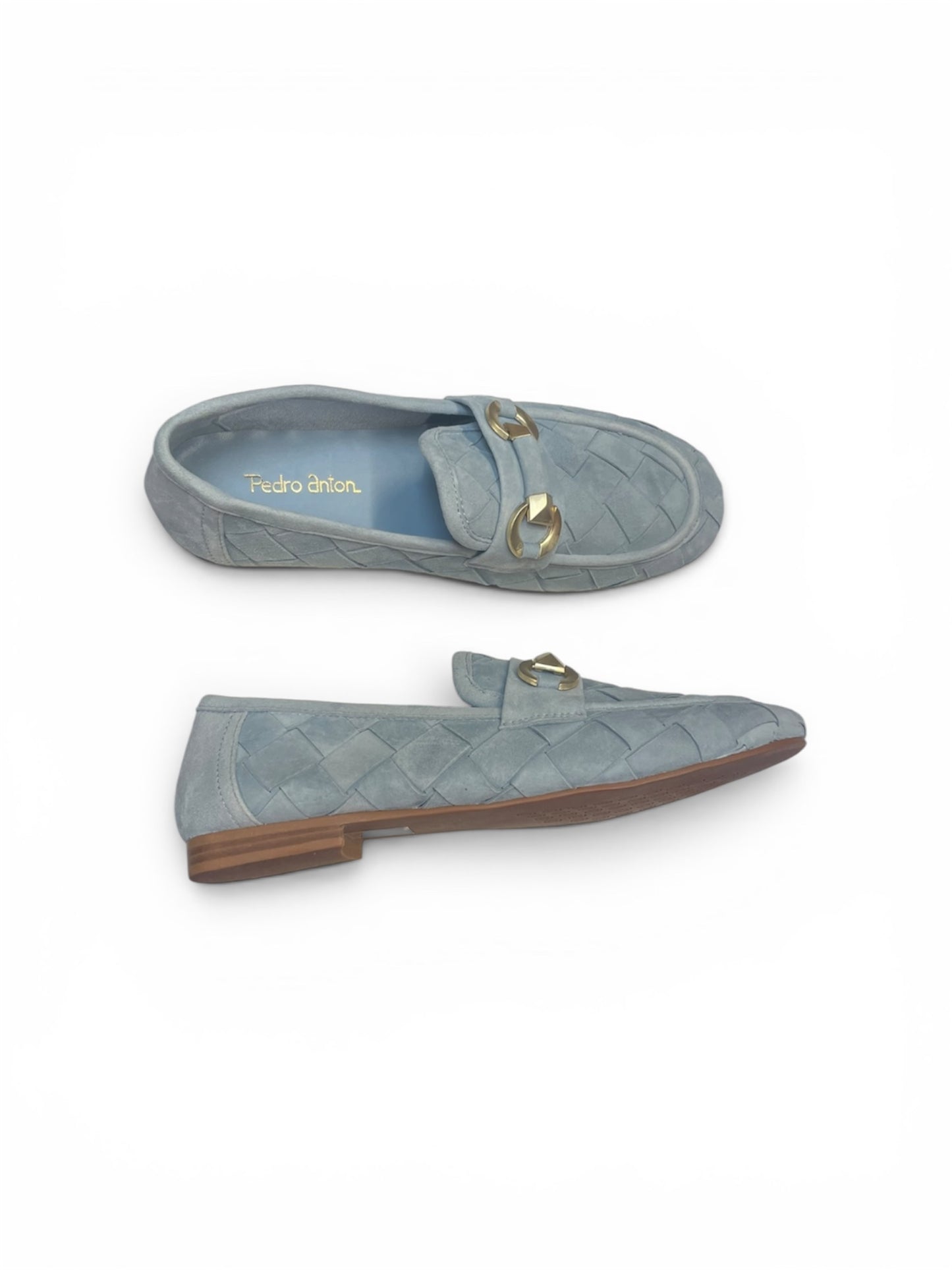 Pedro Anton blue suede loafers