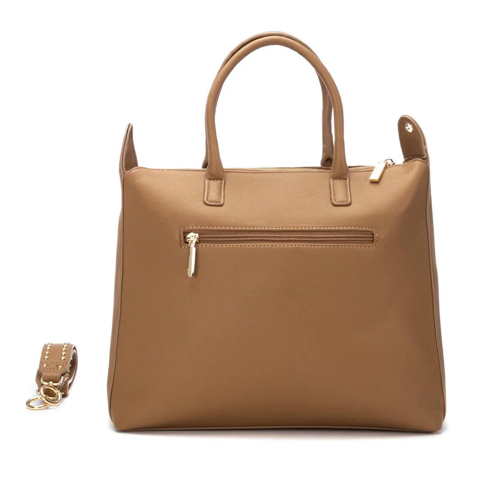 Carmela tan tote bag