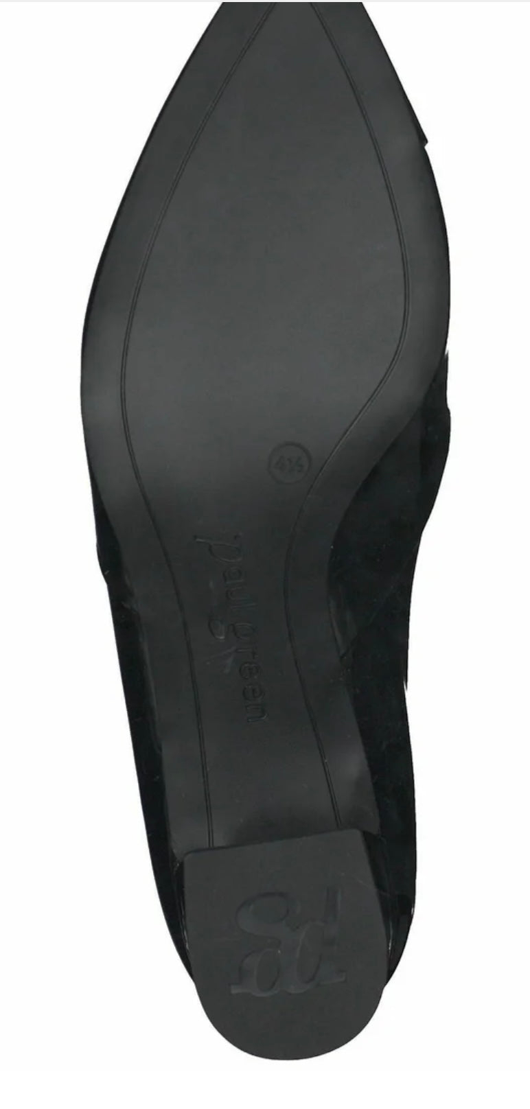 Paul Green black patent leather shoes