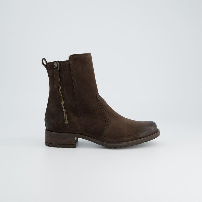 Paul Green brown suede ankle boots
