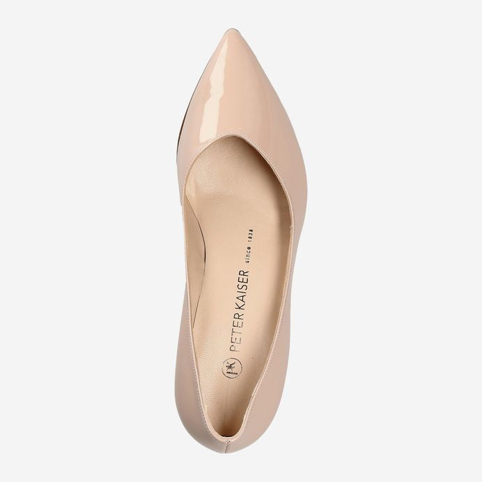 Peter Kaiser nude patent leather shoes
