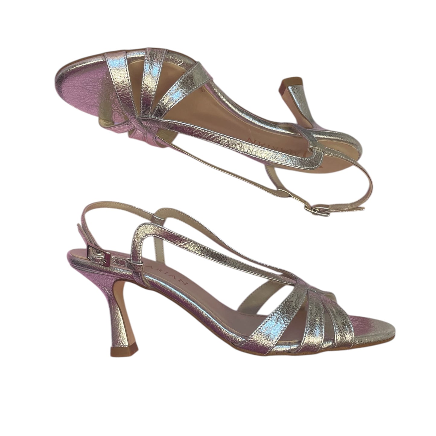 Marian silver leather sandals