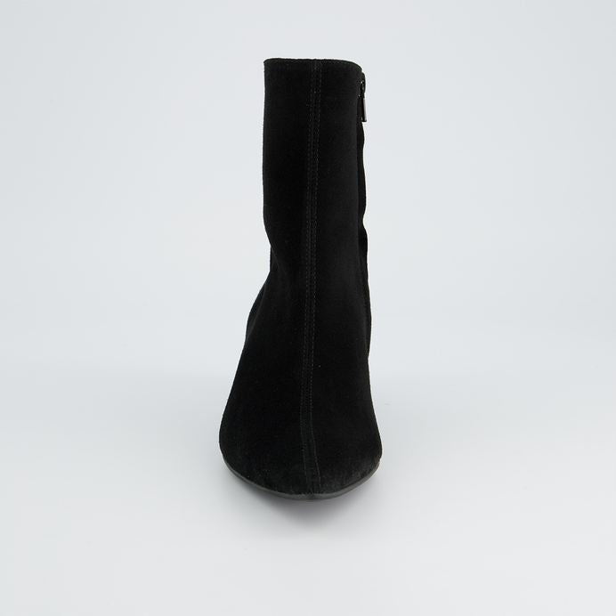 Paul Green black suede ankle boots