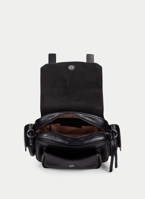 Hispanitas black leather crossbody bag
