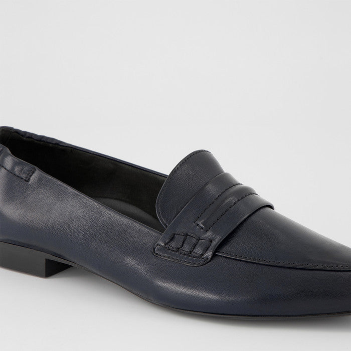 Paul Green navy leather loafers