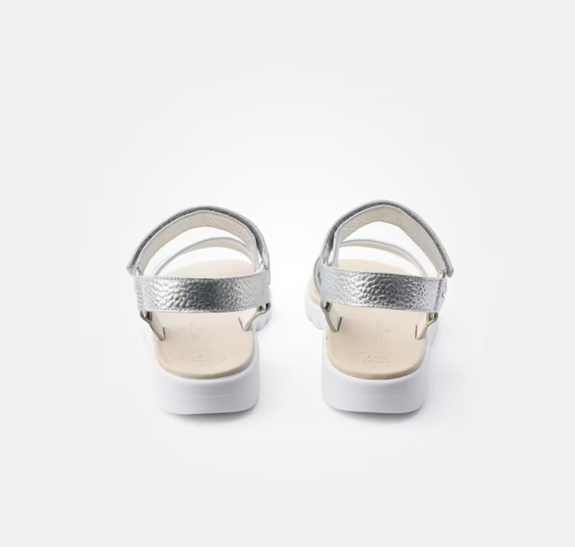 Paul Green silver leather sandals