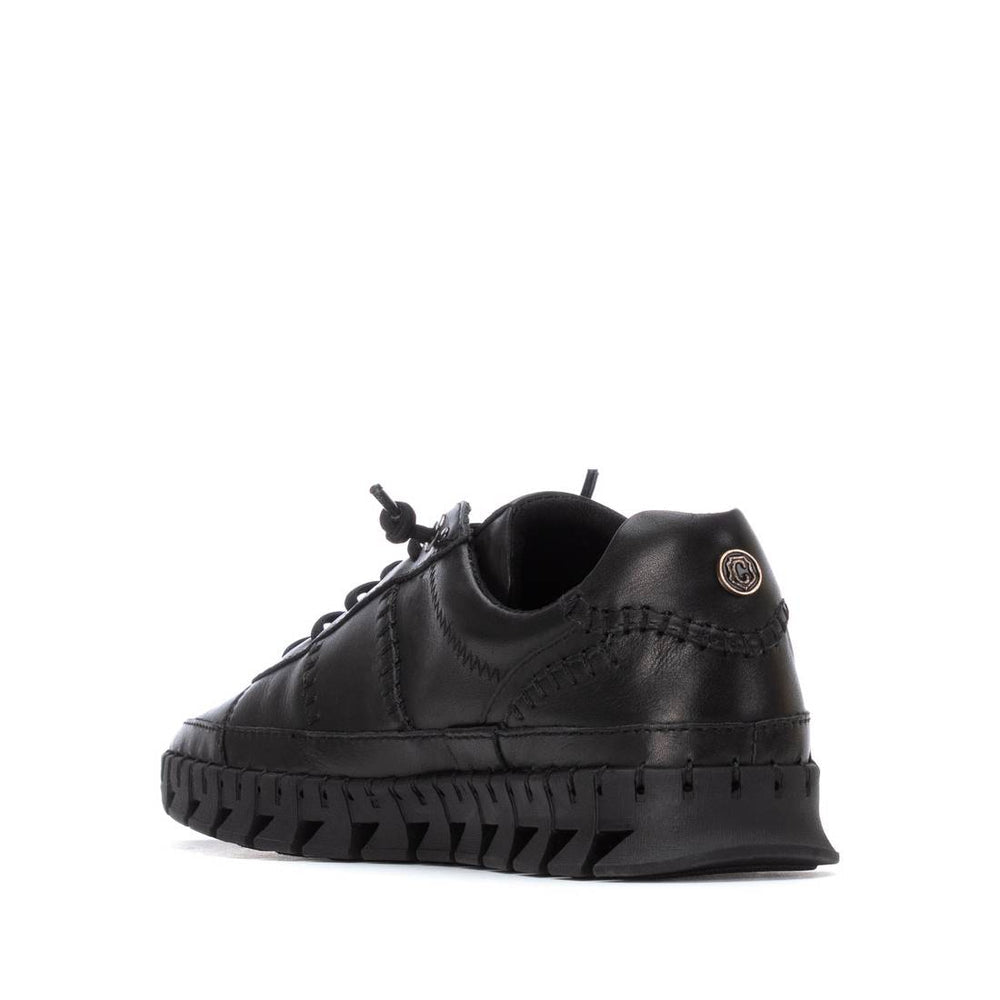 Carmela black leather sneakers