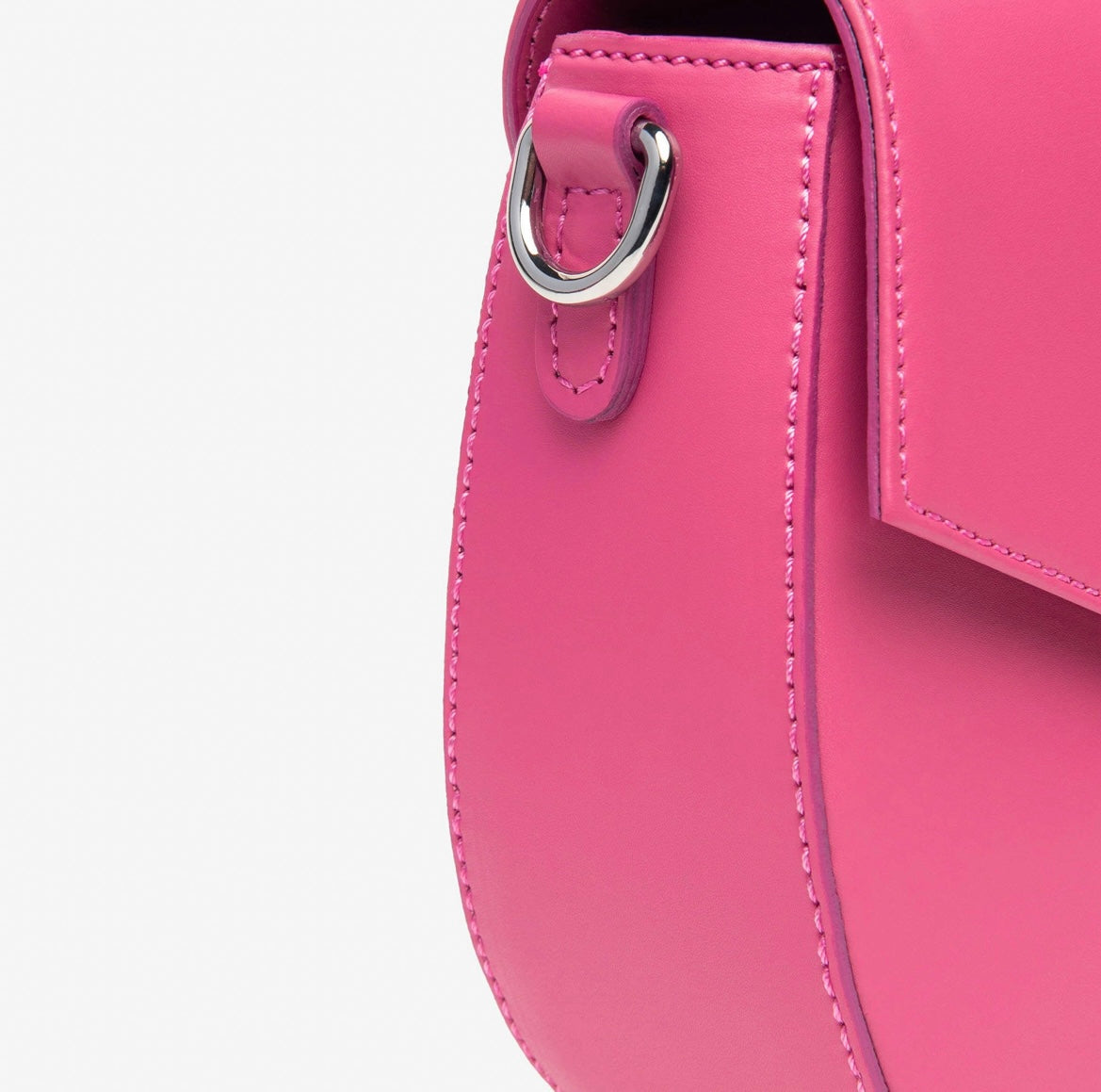 Nerogiardini pink leather shoulder bag