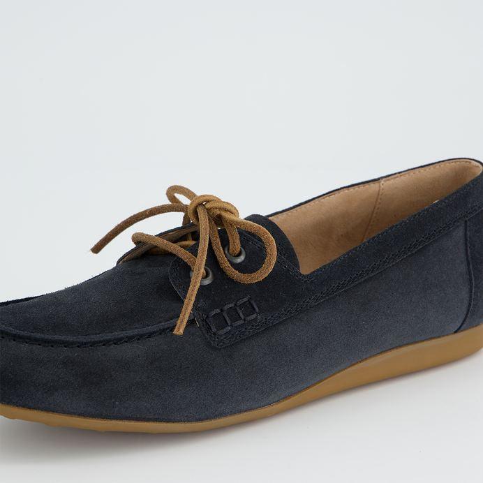 Paul Green navy suede loafers