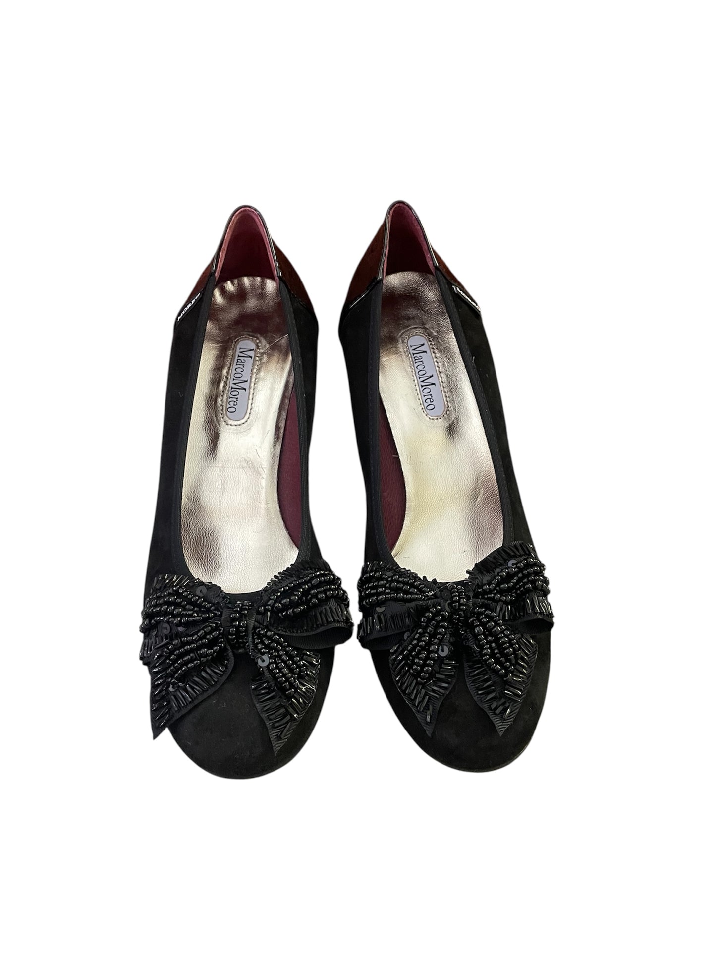 Marco Moreo black suede shoes