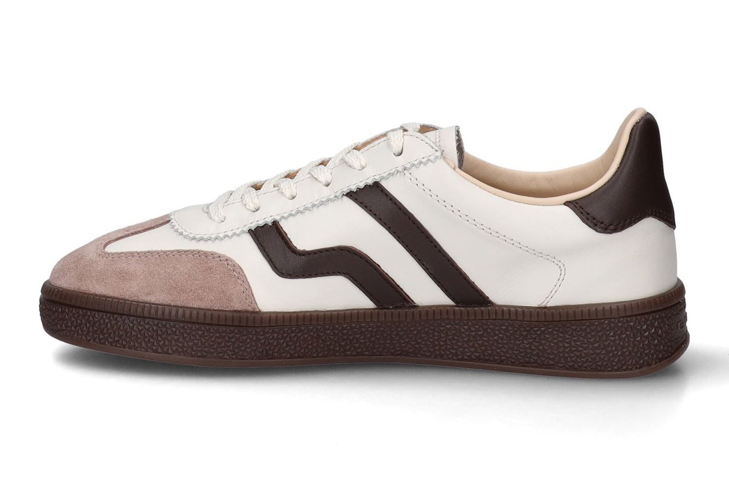 Gant cuzima cream and brown retro sneaker