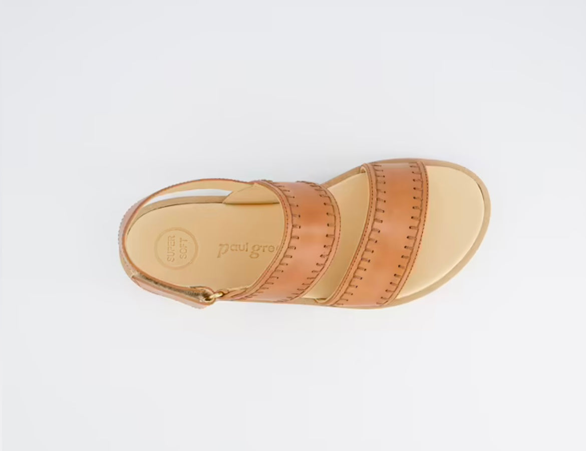 Paul Green tan leather sandals