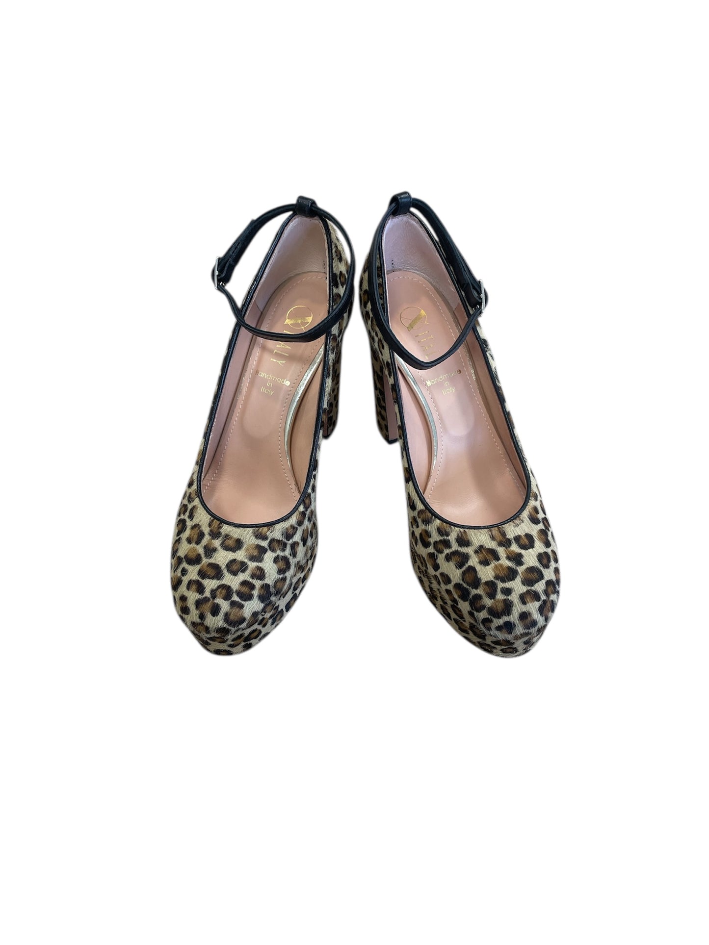 Oxitaly leopard print platform shoes