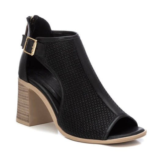 Carmela black leather sandal