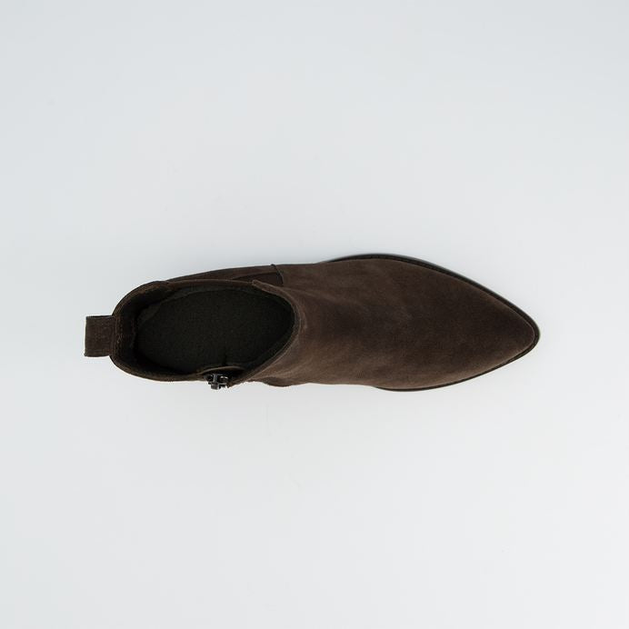 Paul Green brown suede Chelsea ankle boot