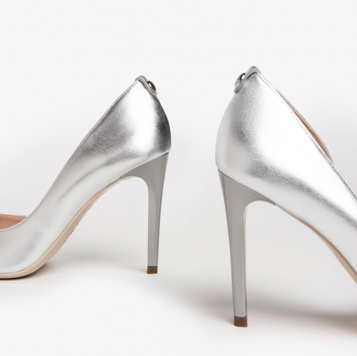 Nerogiardini silver shoes