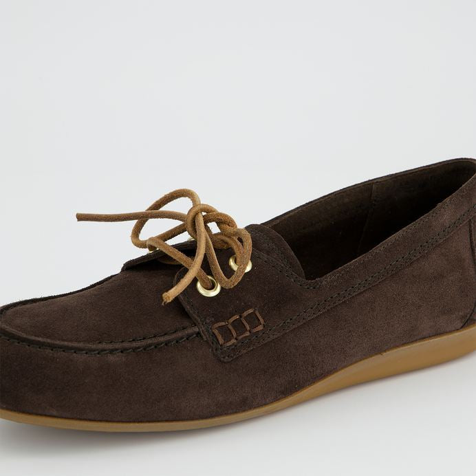 Paul Green chocolate suede shoes