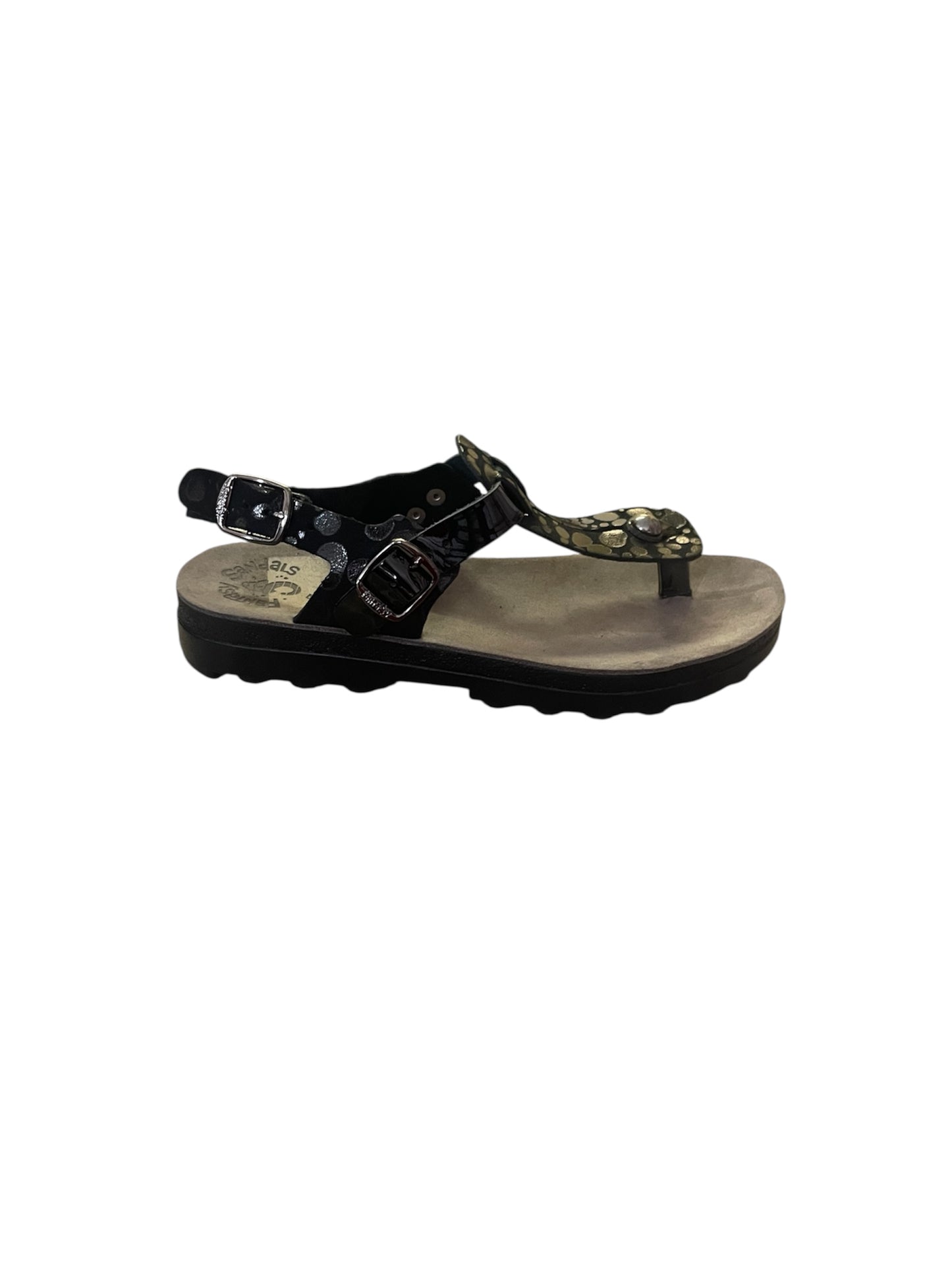 Fantasy sandals black suede sandals