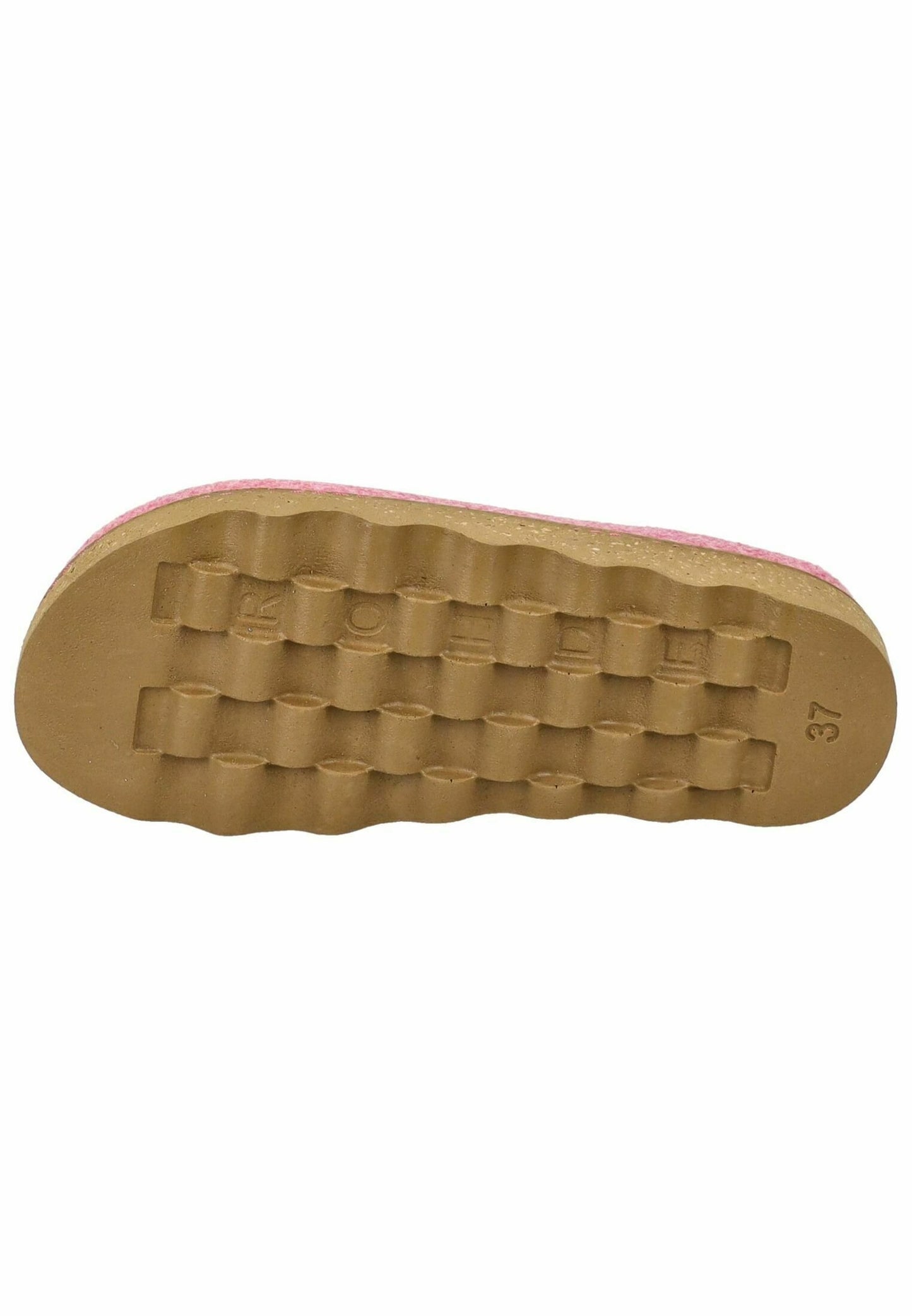 Rohde pink felt mule  slippers