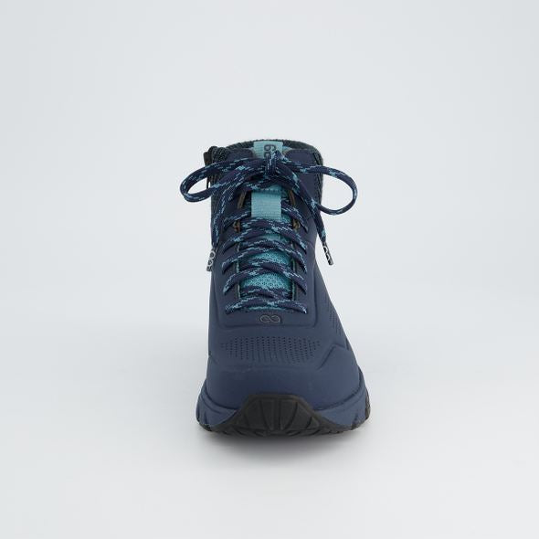 tenhaag navy waterproof high ankle sneaker