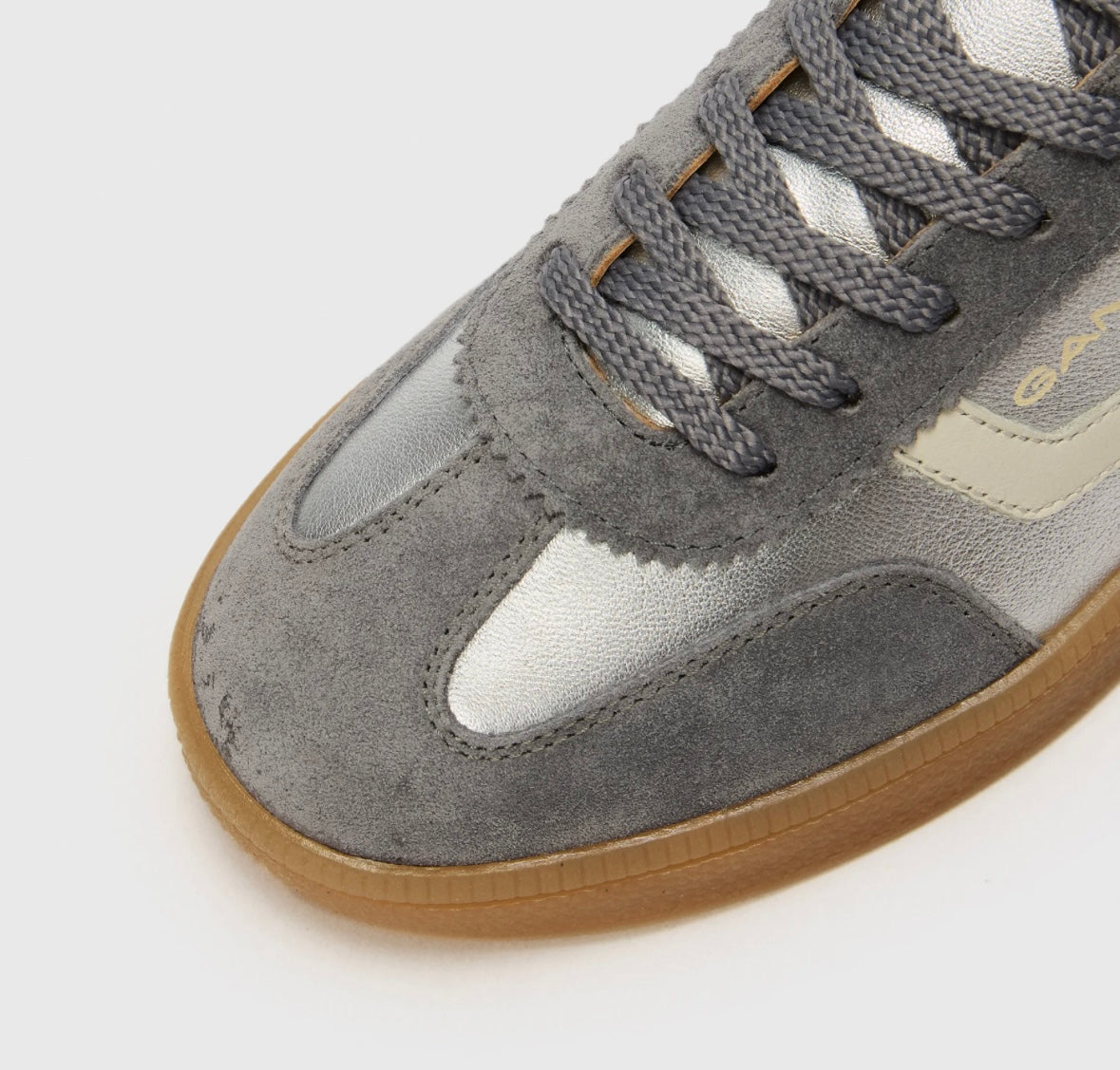 Gant silver grey retro leather sneakers