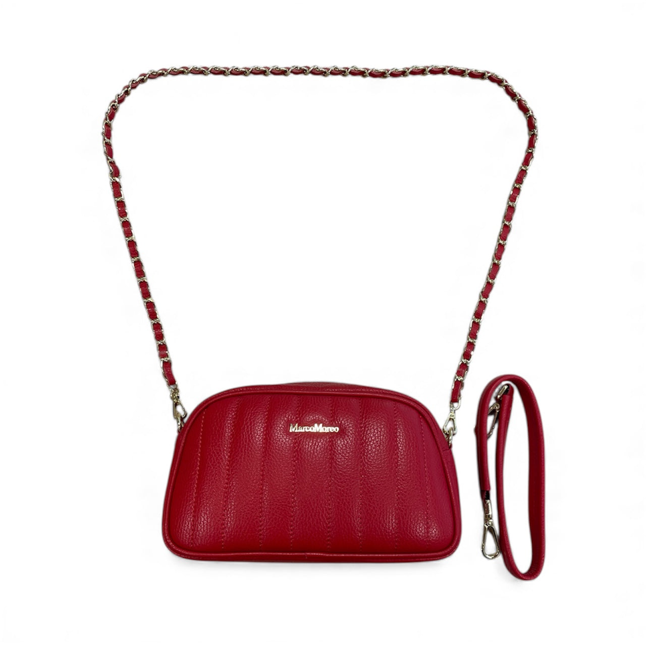 Marco Moreo red leather shoulder /crossbody bag