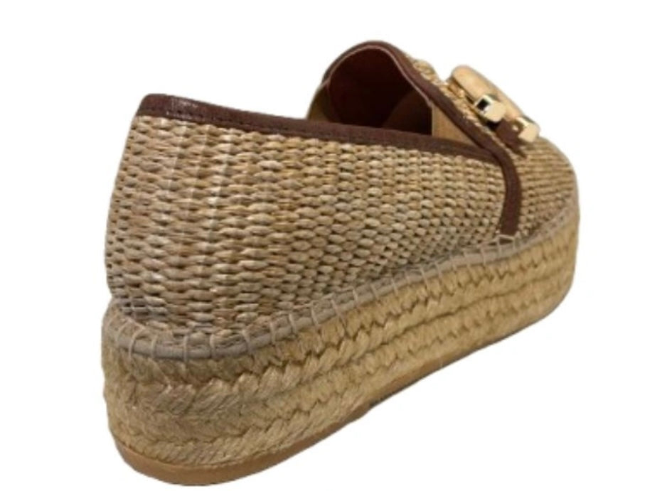 Viguera raffia moccasins