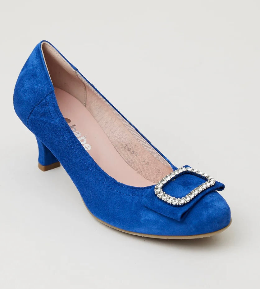 Le babe royal blue suede shoes