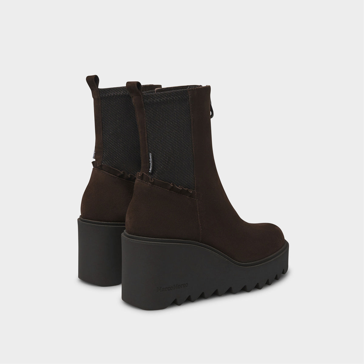 Marco Moreo brown suede ankle boots