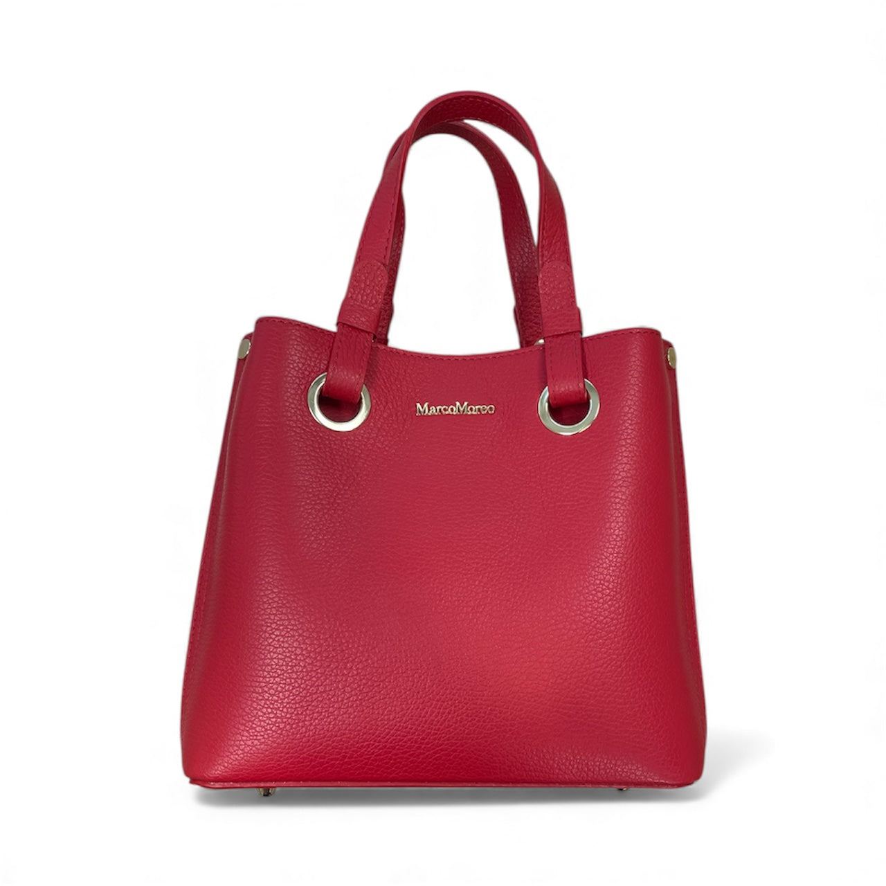 Marco Moreo red leather Tote bag