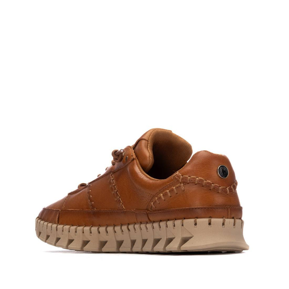 Carmela tan leather sneakers