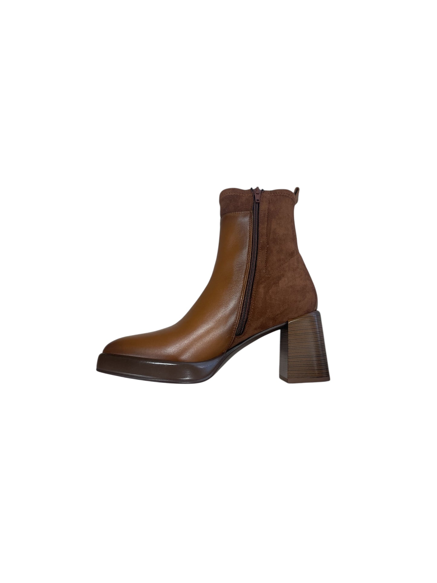 Hispanitas tan leather and suede ankle boots