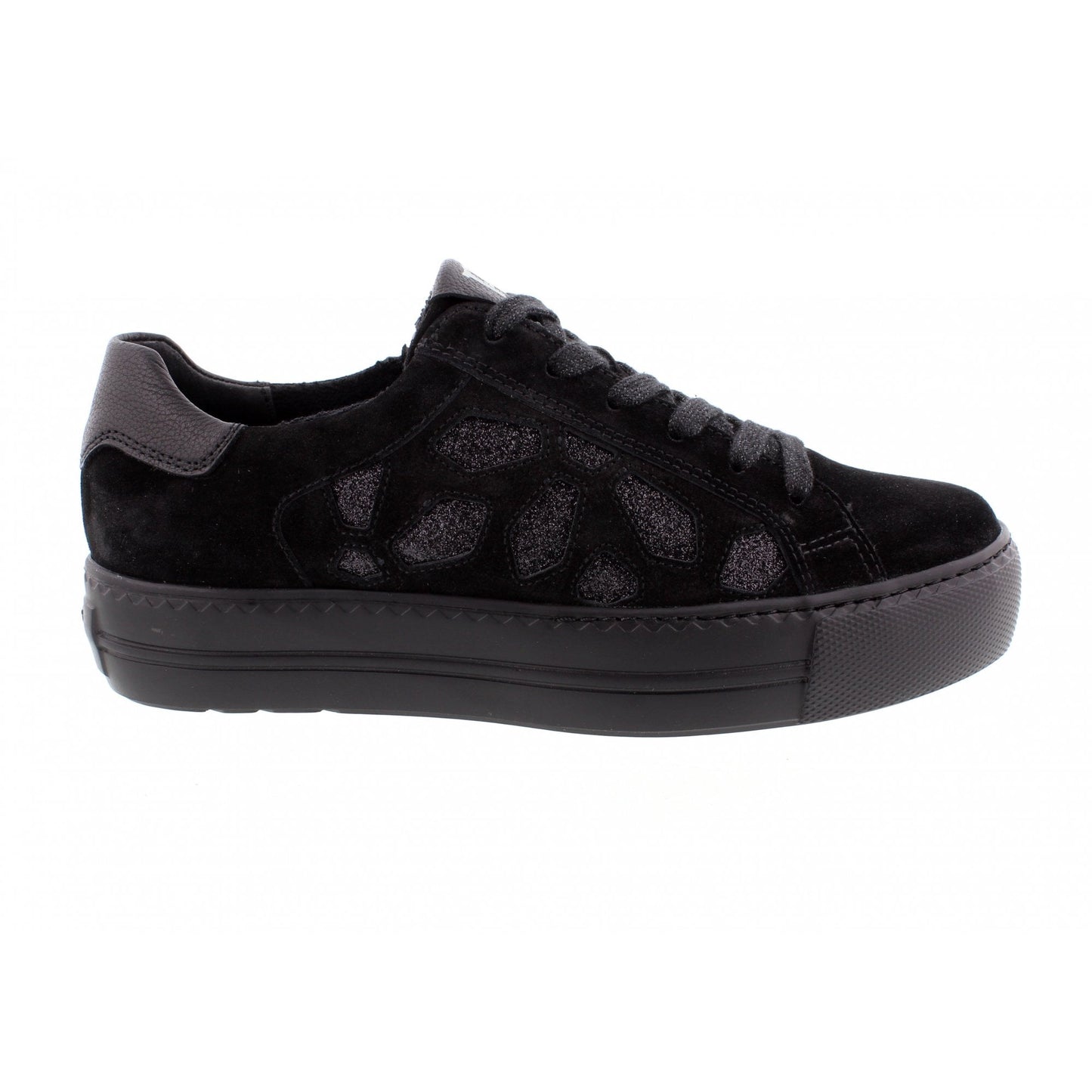 Paul Green black suede sneakers