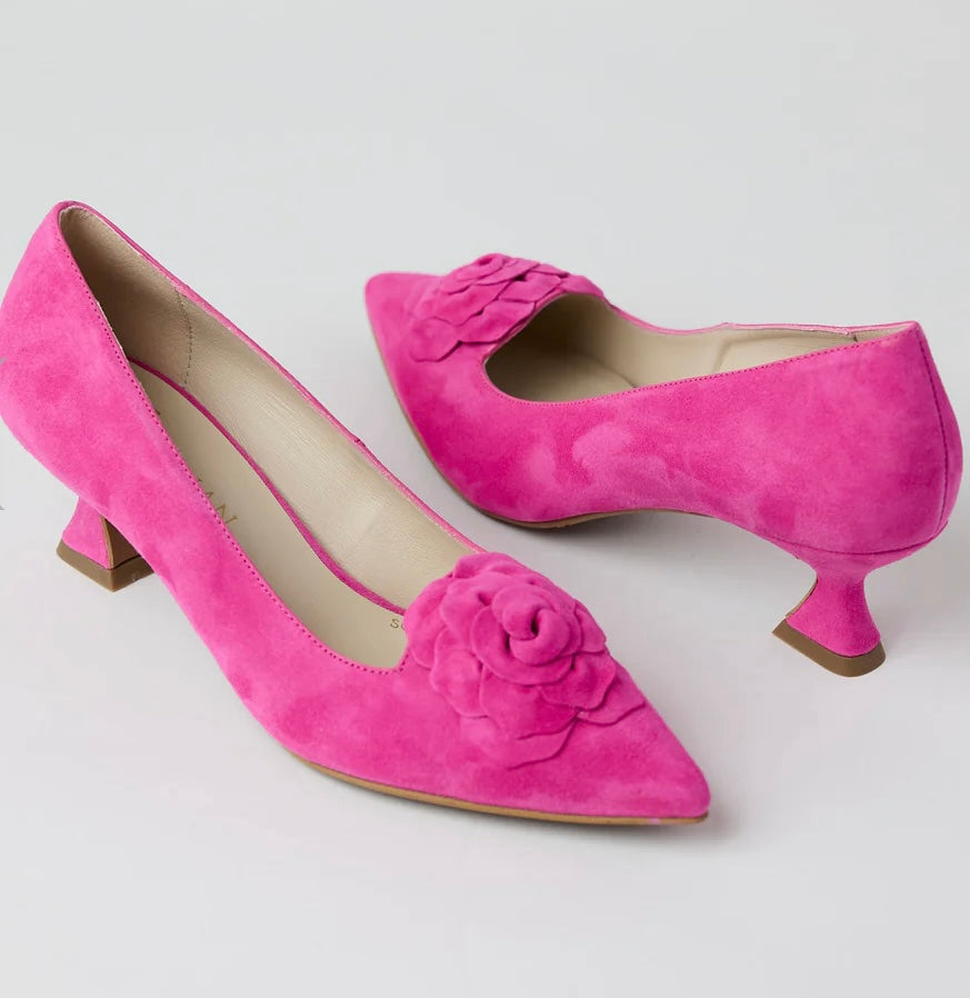 Marian pink suede shoes