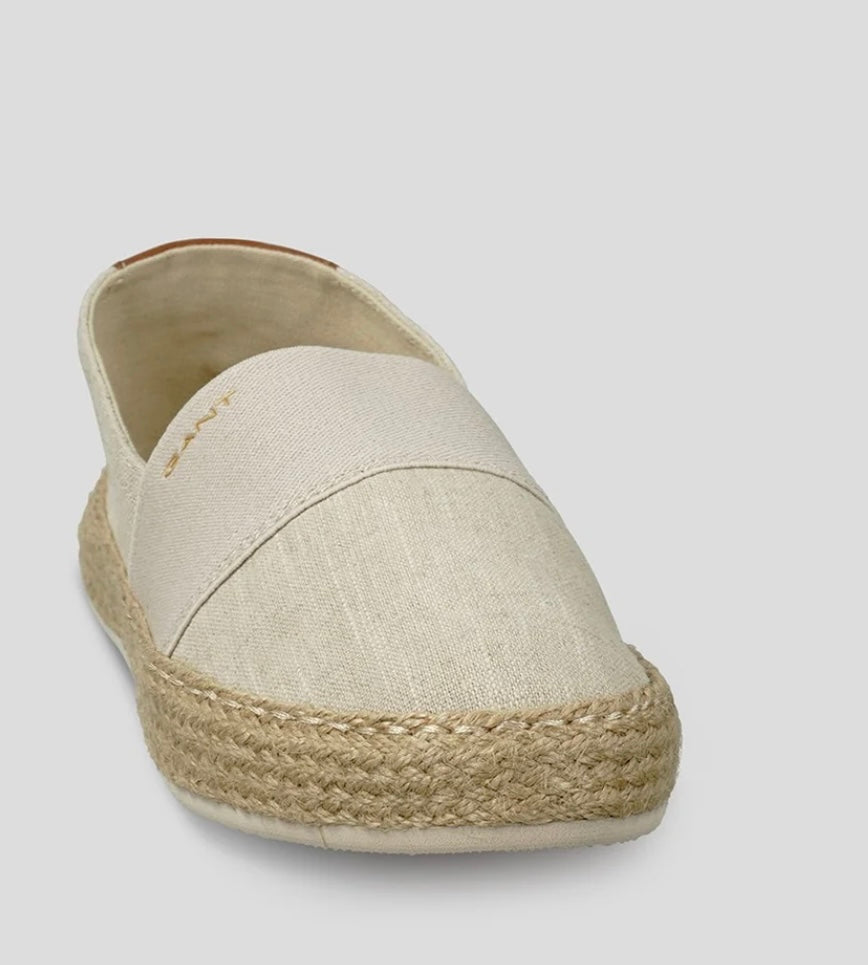 Gant cotton canvas loafers