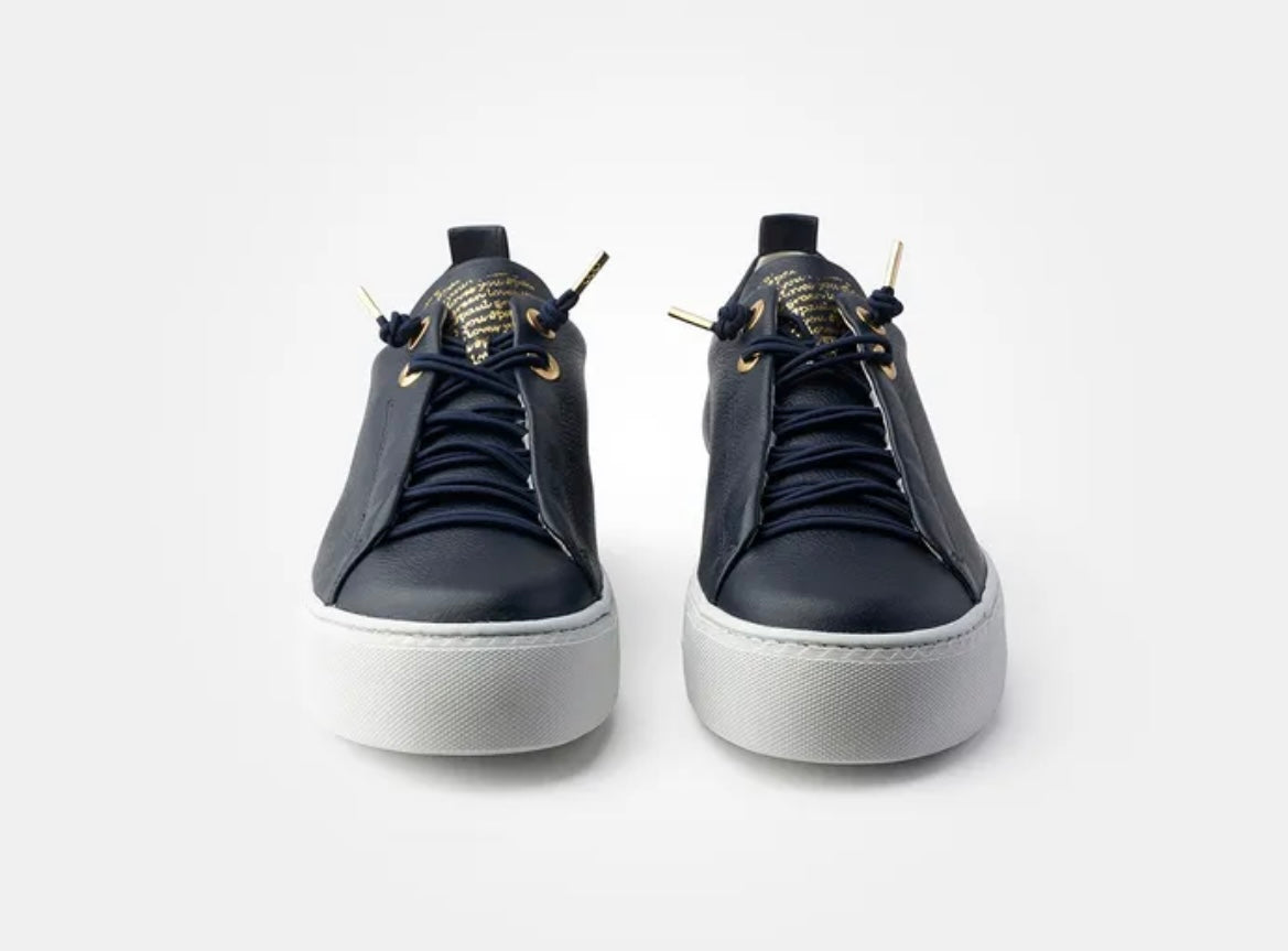 Paul Green navy platform sneakers