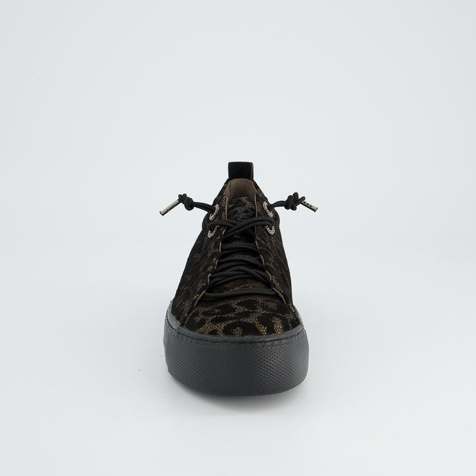 Paul green glossy leopard print sneaker