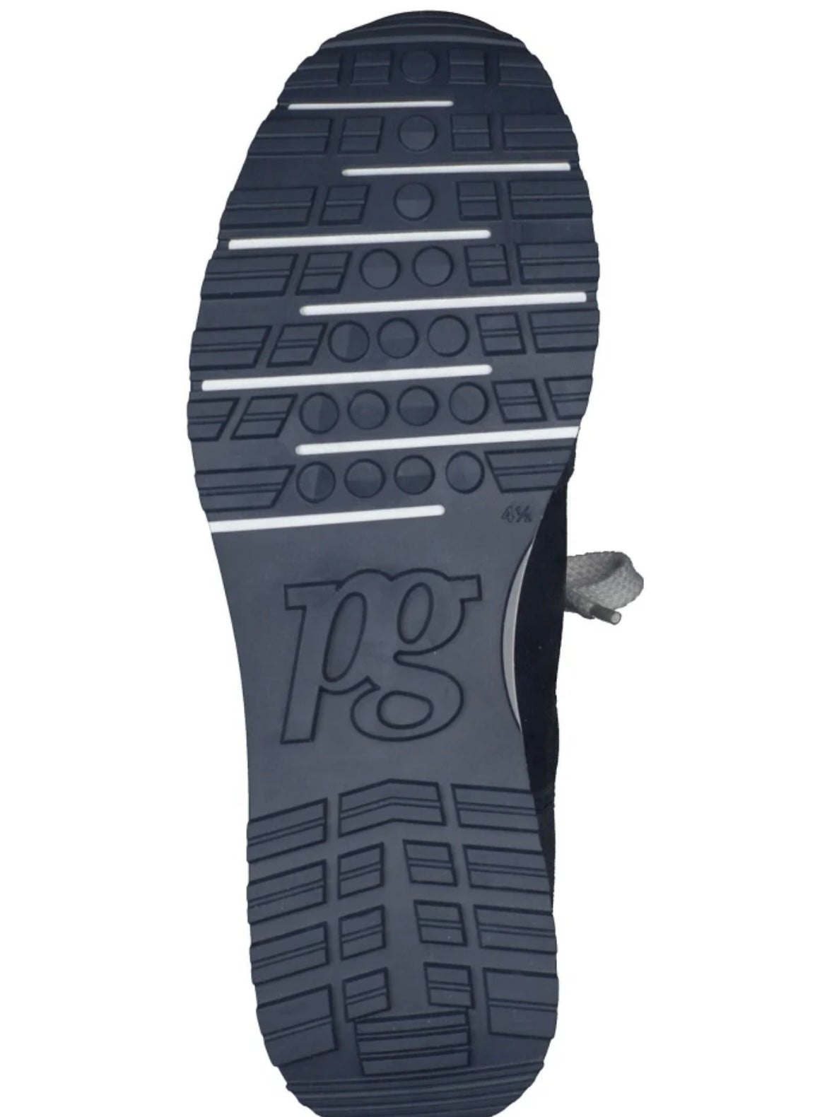 Paul Green Navy leather and suede sneakers