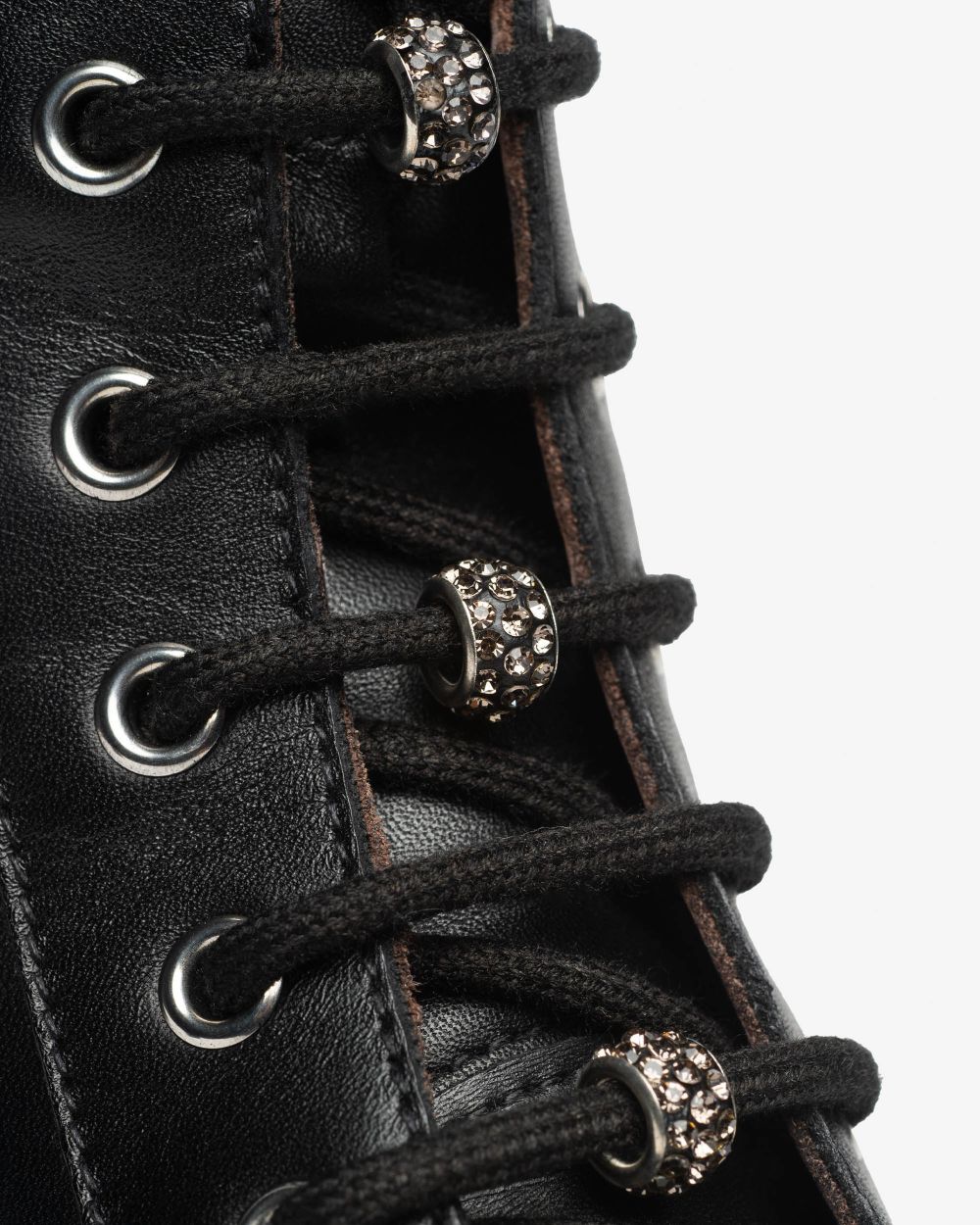 NeroGiardini black leather combat boots