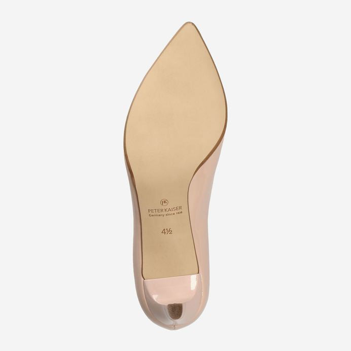 Peter Kaiser nude patent leather shoes