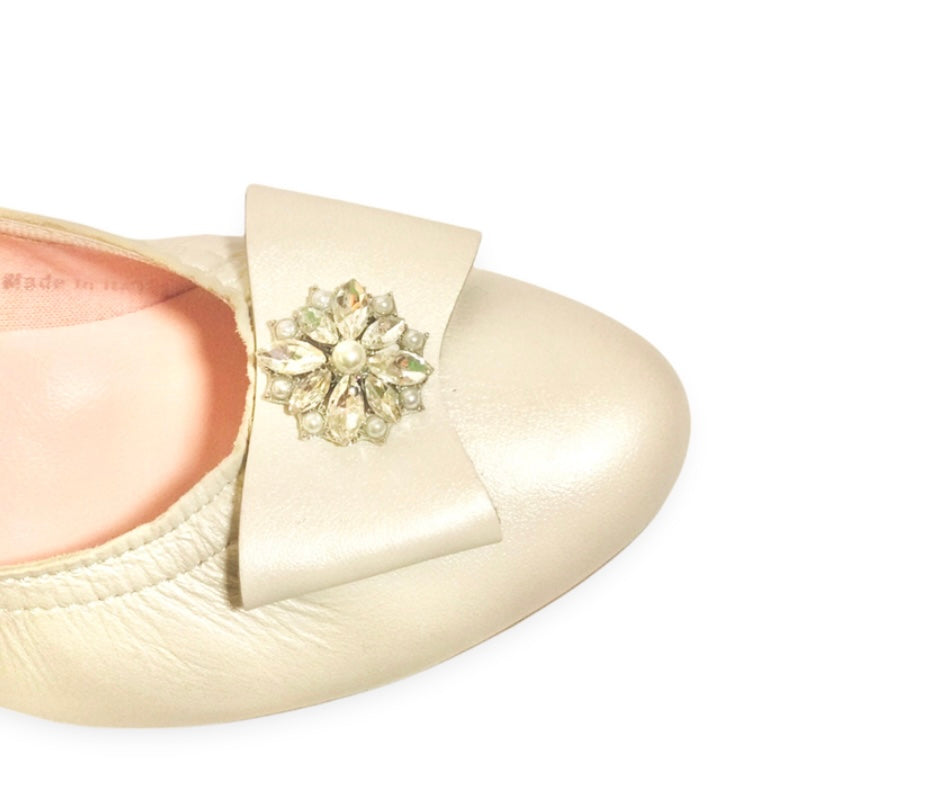 Le Babe pearl leather shoes