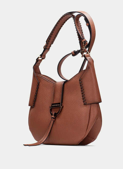 Hispanitas tan leather shoulder bag