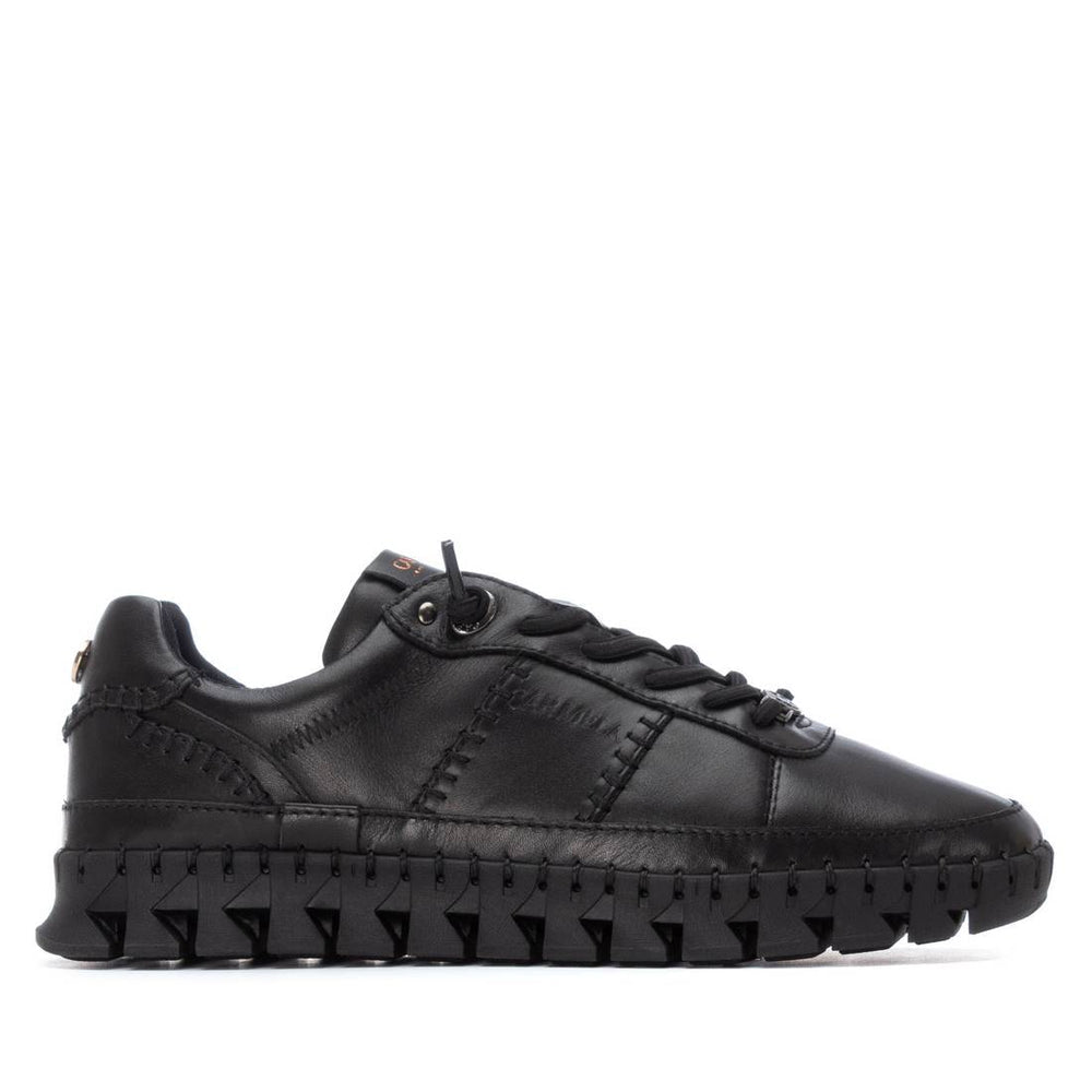 Carmela black leather sneakers